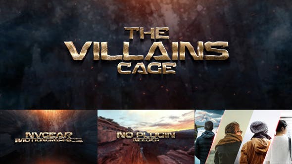 The Villains Cage Cinematic Trailer - Download Videohive 14974664