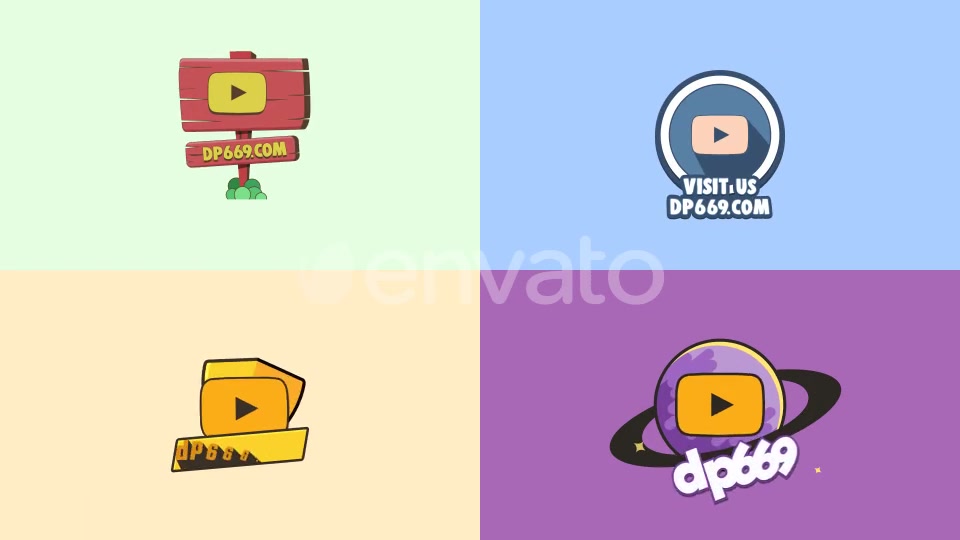 The YouTuber Pack Comic Edition V2.0 | MOGRT For Premiere Pro CC - Download Videohive 21822725