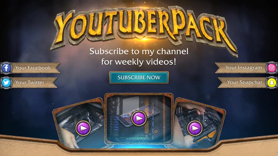 The YouTuber Pack - Gamer Channel Essentials V2 - Download Videohive