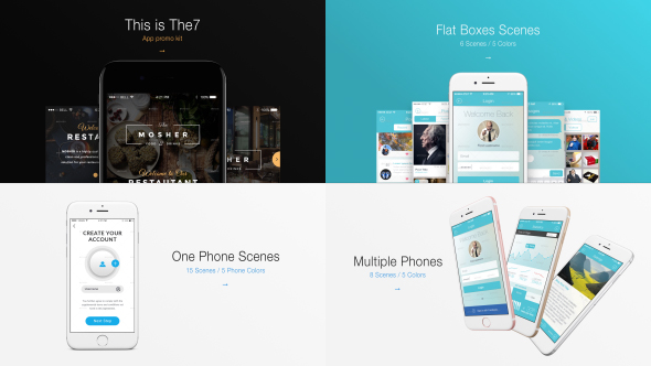 The7 App Presentation Kit - Download Videohive 18359237