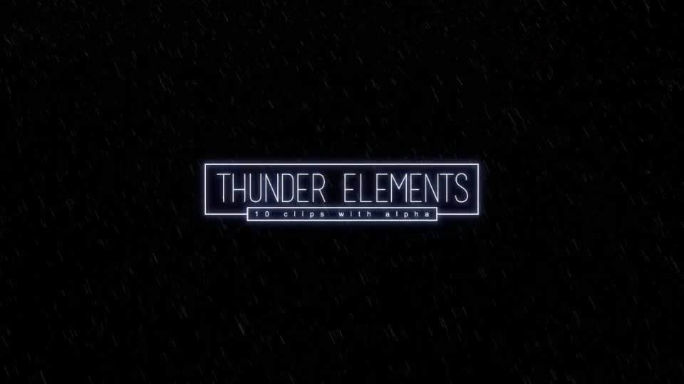 Thunder Videohive 17489340 Motion Graphics Image 1