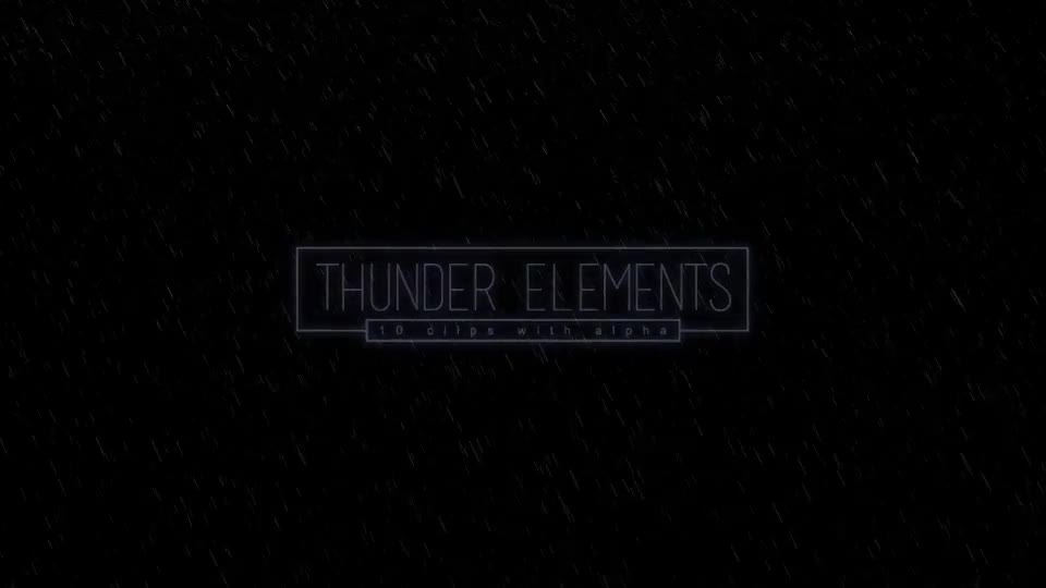 Thunder Videohive 17489340 Motion Graphics Image 2