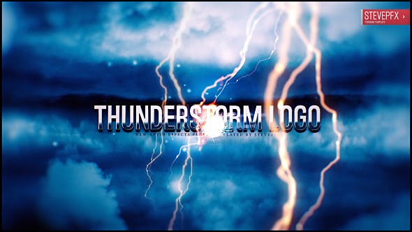Thunderstorm Logo - 21110335 Videohive Download