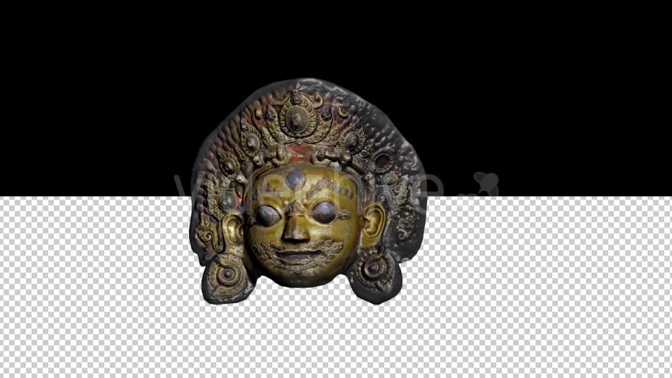 Tibet Gold Face Statue - Download Videohive 21362556