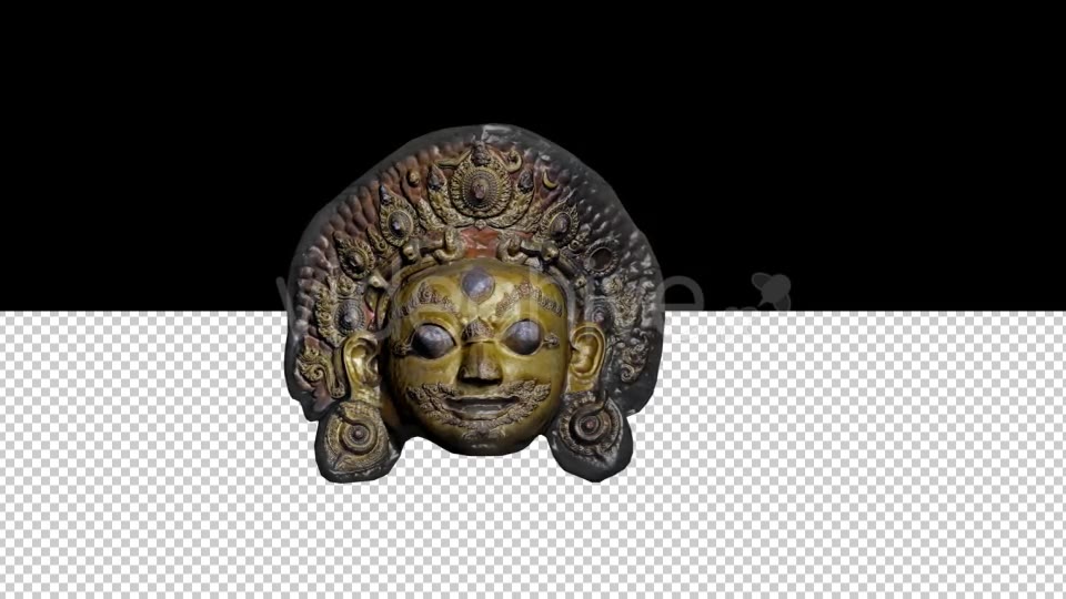 Tibet Gold Face Statue - Download Videohive 21362556