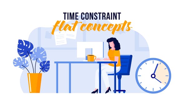 Time constraint Flat Concept - Download Videohive 31441216