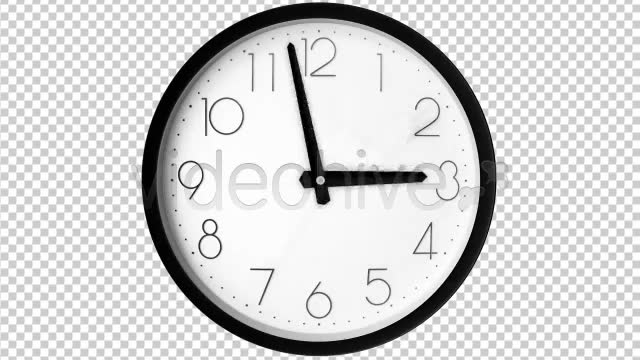 Time Lapse Clock 2 Traditional Clocks ALPHA LOOP  Videohive 154438 Stock Footage Image 2