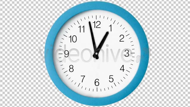 Time Lapse Clock 2 Traditional Clocks ALPHA LOOP  Videohive 154438 Stock Footage Image 7