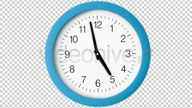 Time Lapse Clock 2 Traditional Clocks ALPHA LOOP  Videohive 154438 Stock Footage Image 9