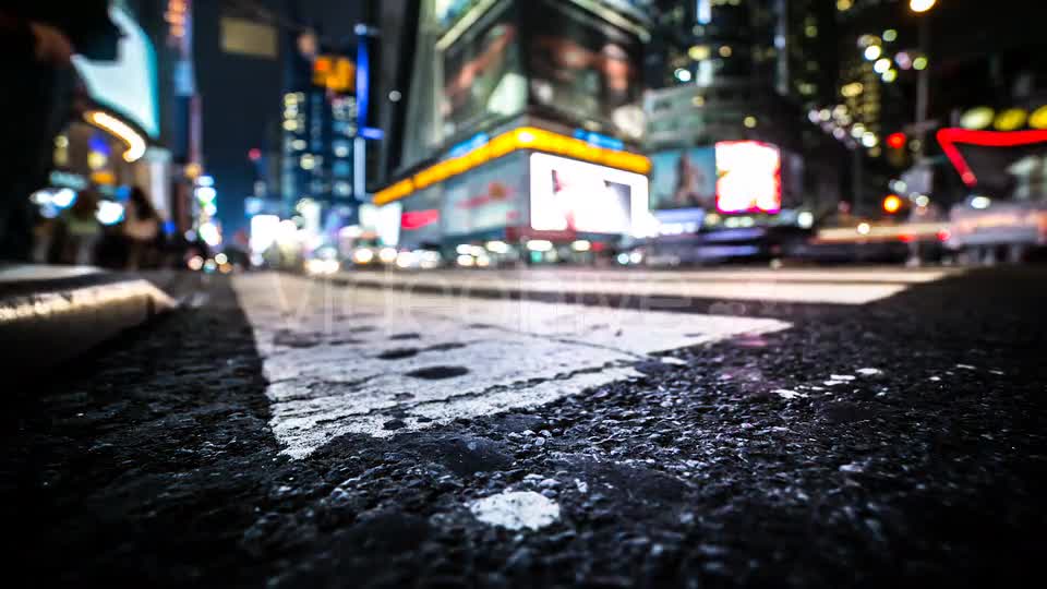 Time Square At Night in New York City  Videohive 13943636 Stock Footage Image 1
