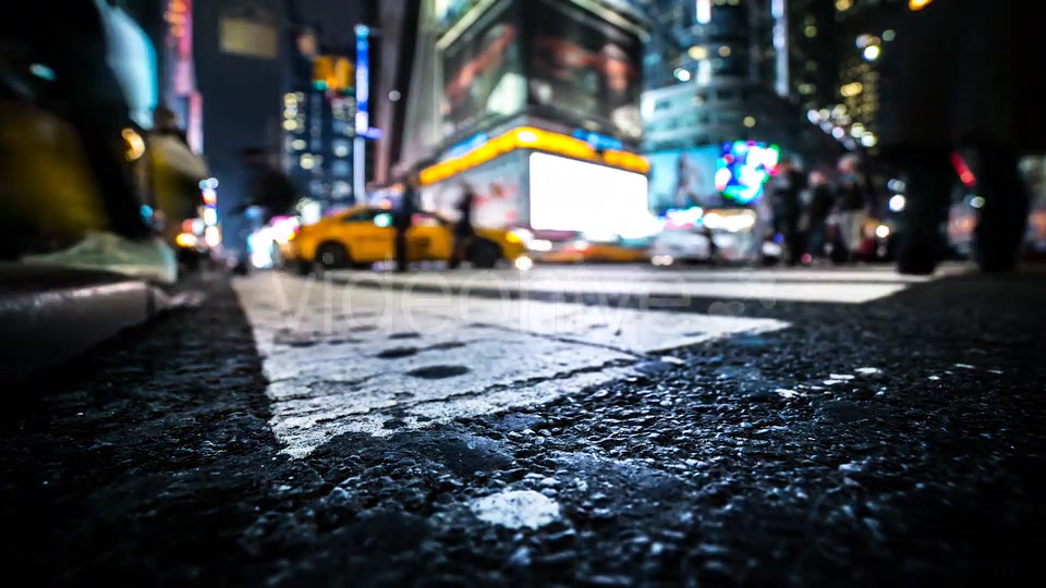 Time Square At Night in New York City  Videohive 13943636 Stock Footage Image 4