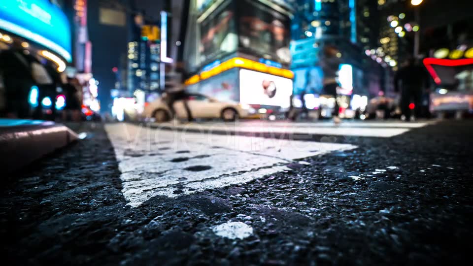 Time Square At Night in New York City  Videohive 13943636 Stock Footage Image 6