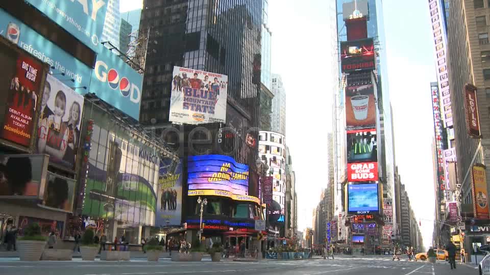 Time Square in New York.  Videohive 1379550 Stock Footage Image 1