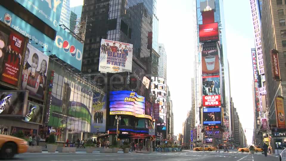 Time Square in New York.  Videohive 1379550 Stock Footage Image 3