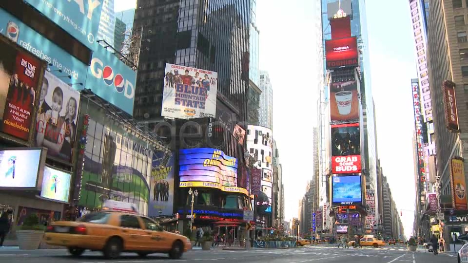 Time Square in New York.  Videohive 1379550 Stock Footage Image 4
