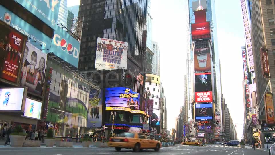Time Square in New York.  Videohive 1379550 Stock Footage Image 5