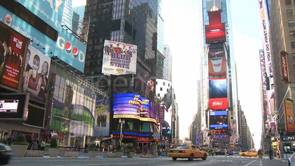 Time Square in New York.  Videohive 1379550 Stock Footage Image 6
