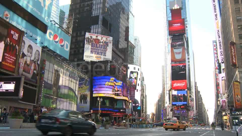 Time Square in New York.  Videohive 1379550 Stock Footage Image 7