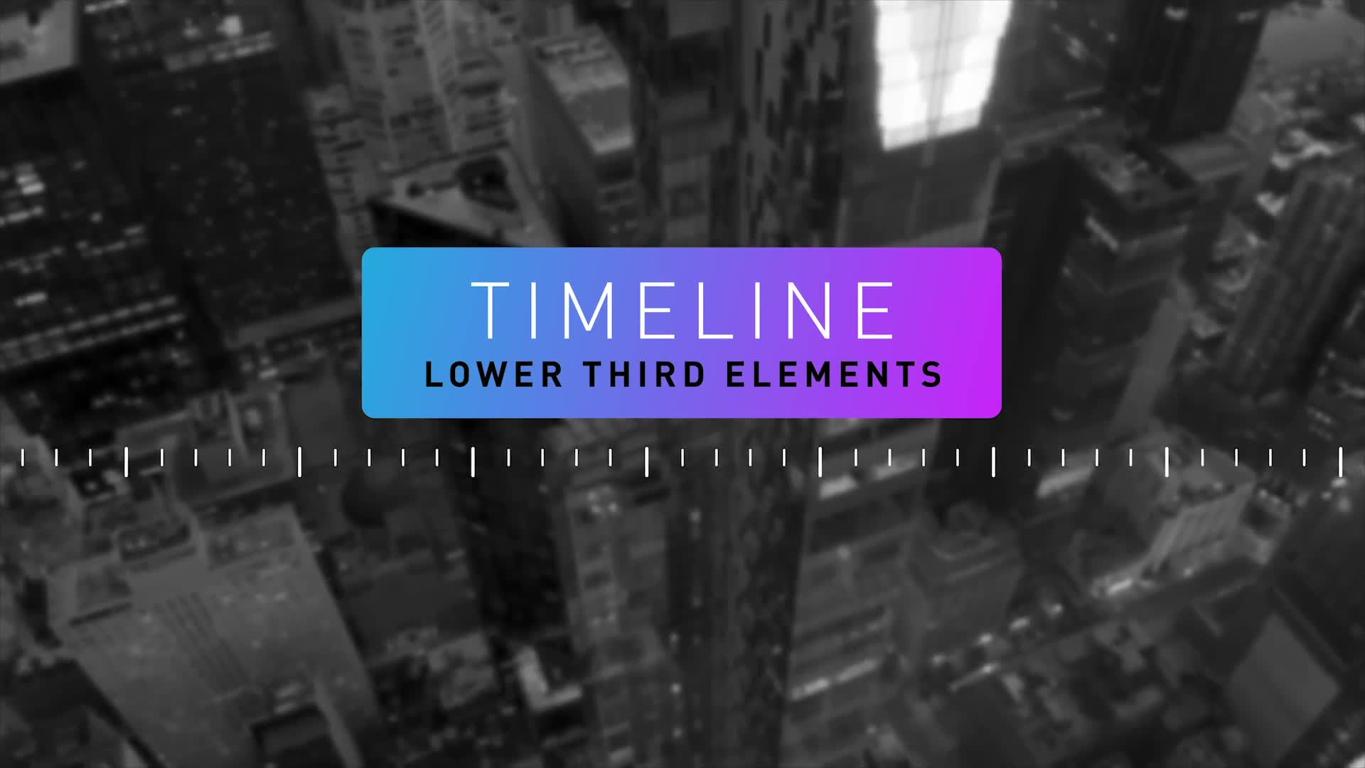 Timeline Lower Third Elements Videohive 29763421 After Effects Image 1