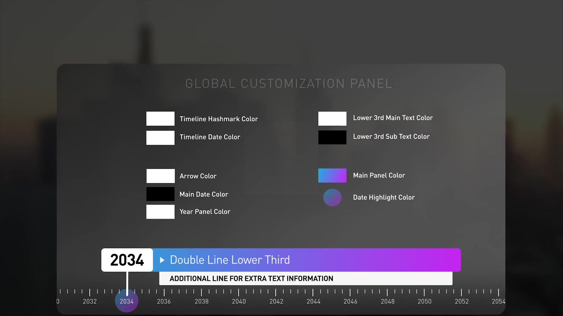 Timeline Lower Third Elements Videohive 29763421 After Effects Image 4