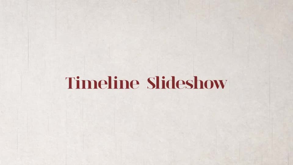 Timeline Slideshow Videohive 25420269 After Effects Image 1