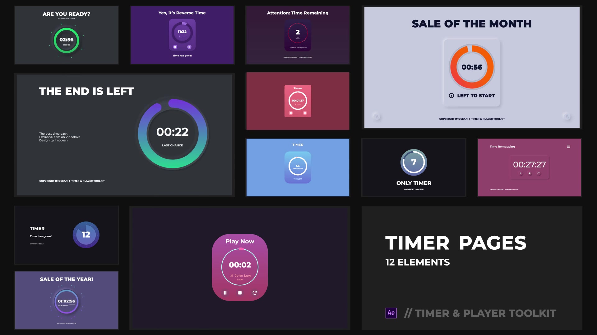 Timer & Player Toolkit Videohive 29348295 After Effects Image 3