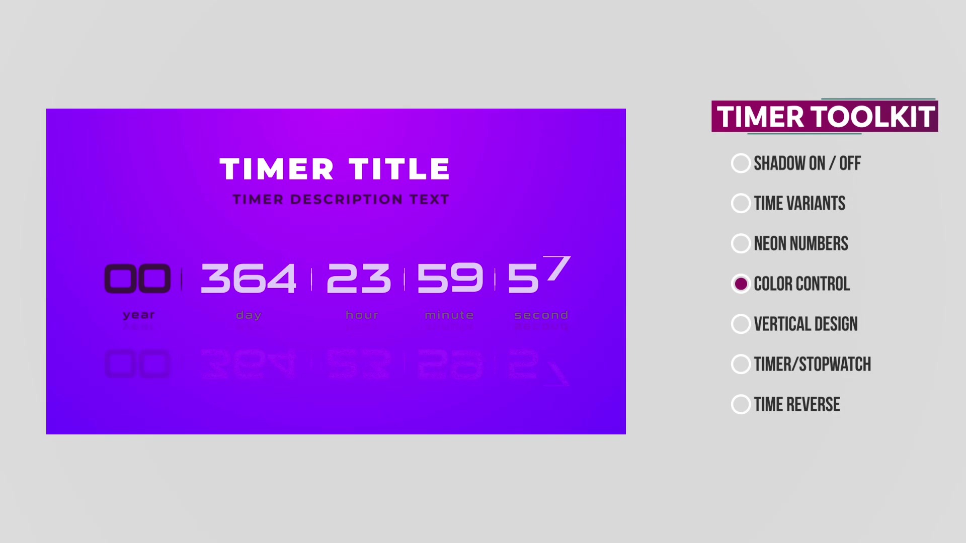Timer Toolkit Videohive 30632129 After Effects Image 4