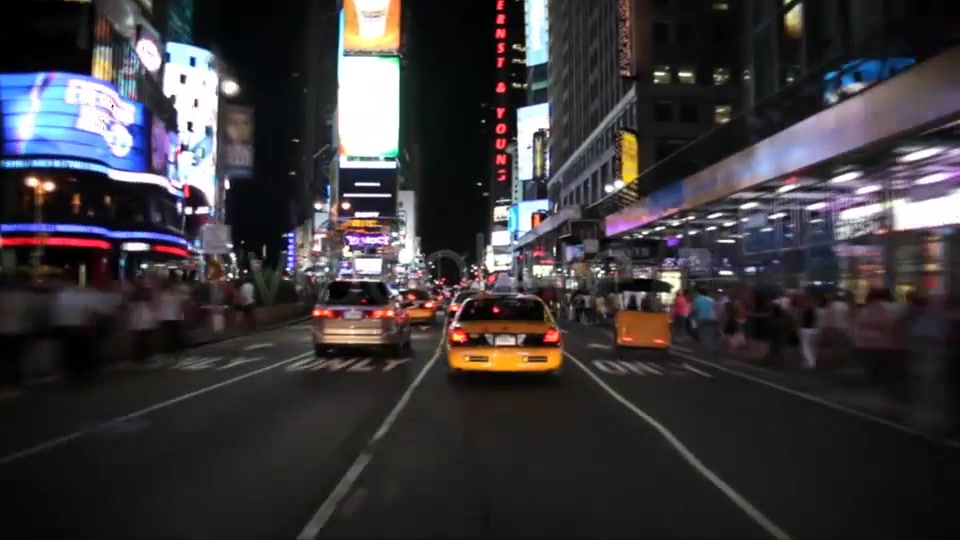 Times Square New York City at night Full HD  - Download Videohive 115734