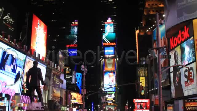 Times Square, NYC at Night  Videohive 241992 Stock Footage Image 1