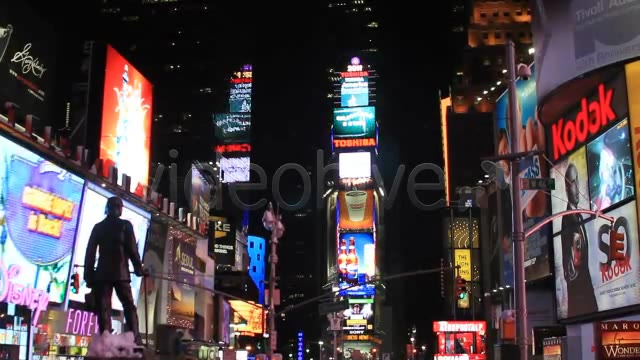 Times Square, NYC at Night  Videohive 241992 Stock Footage Image 3