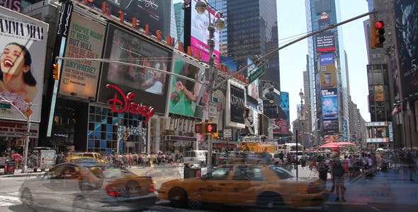 Times Square Time Lapse Full HD  - Videohive 411937 Download