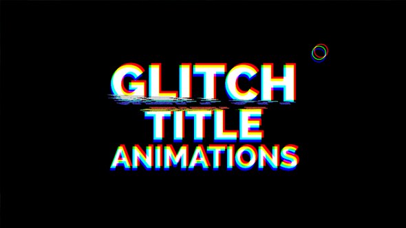 Title Animations Glitch - Download Videohive 17841959