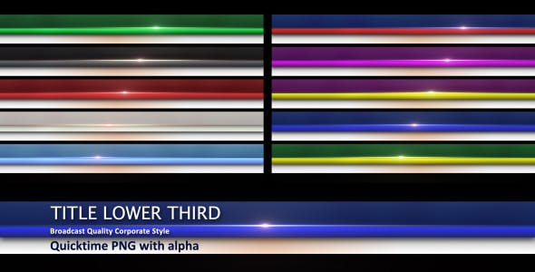Title Lower Third - Download Videohive 132162