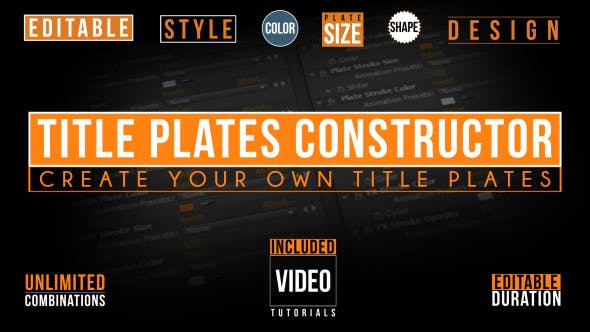 Title Plates - 11035088 Download Videohive