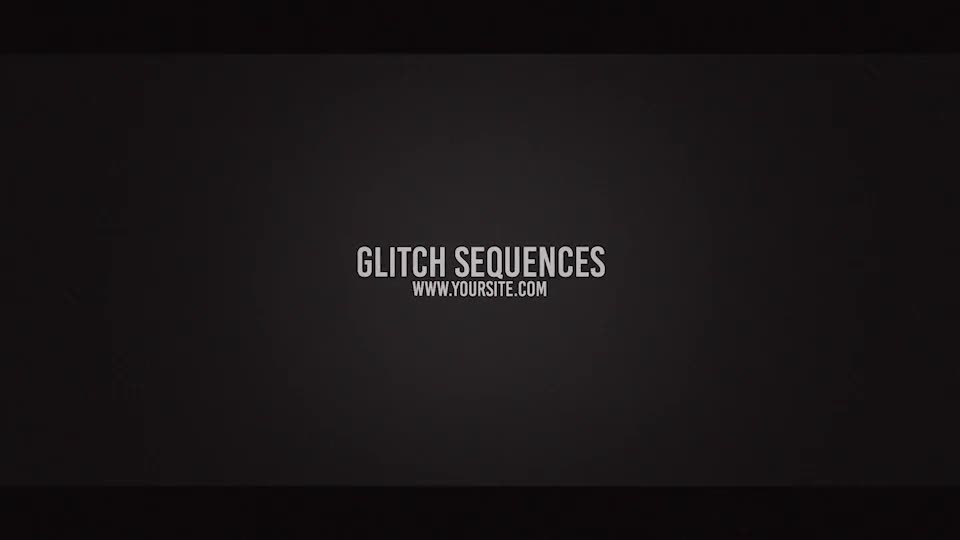 Title Sequence / Glitch Opener Videohive 15896162 After Effects Image 1