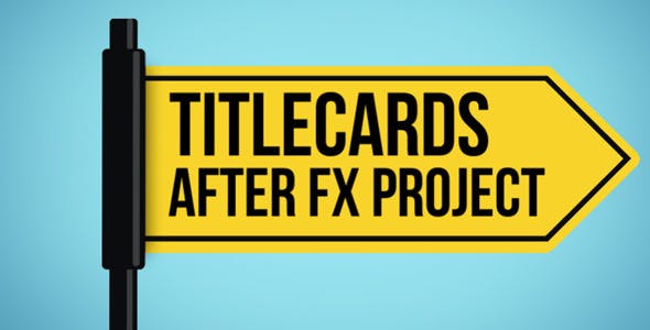 Titlecards and Text Signs Templates - Videohive Download 12937087