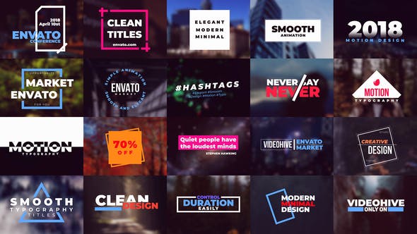 Titles - 21633955 Videohive Download