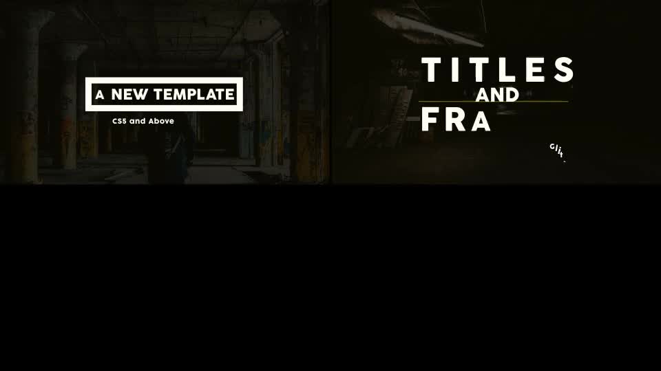 Titles And Frames Glitch Videohive 19945629 After Effects Image 1