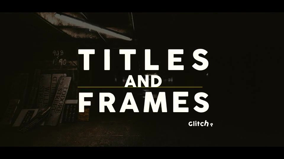 Titles And Frames Glitch Videohive 19945629 After Effects Image 5