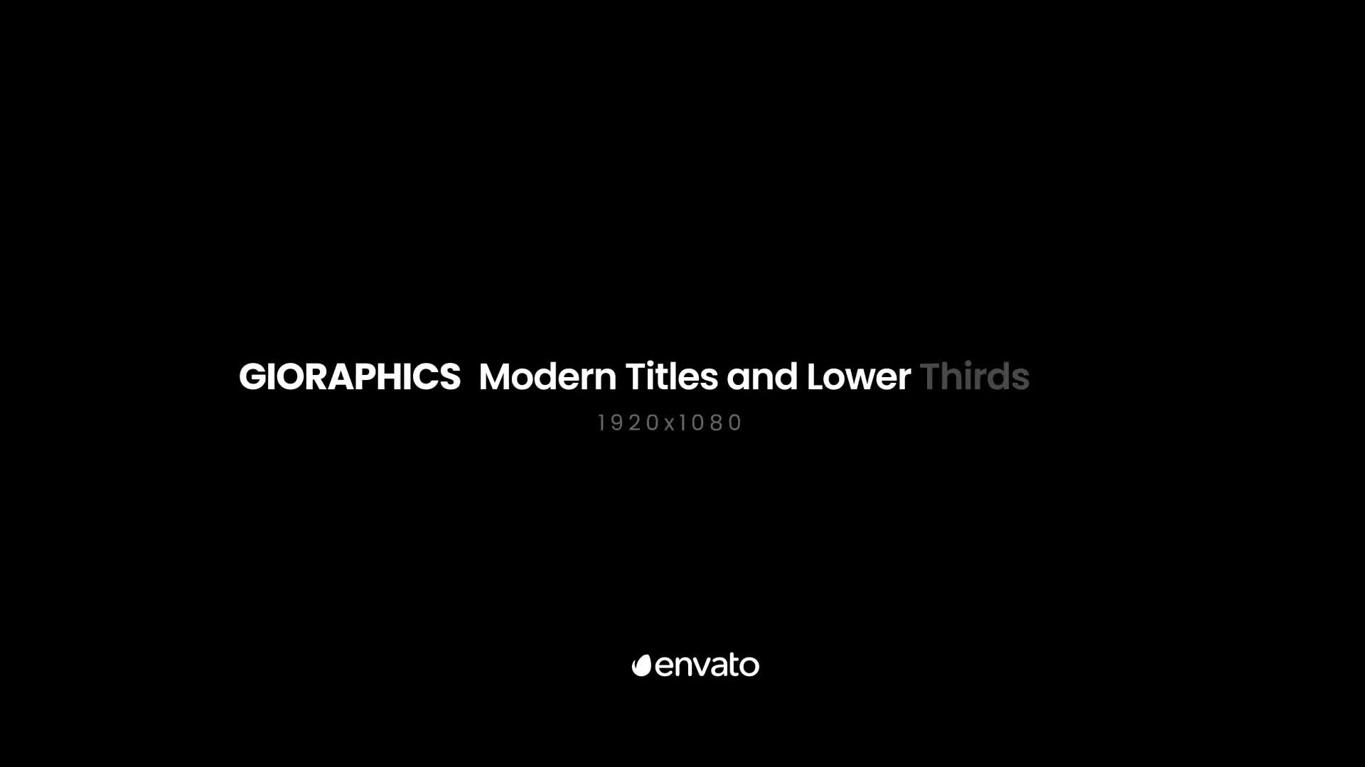 Titles and Lower Thirds Videohive 34432943 After Effects Image 1