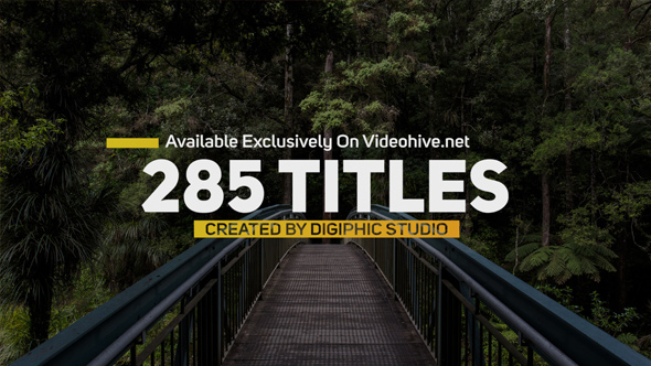 Titles Animation - Download Videohive 20675116
