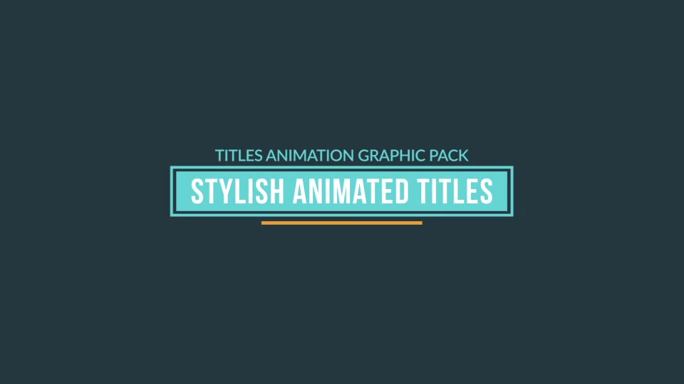 Titles Animation Graphic Pack - Download Videohive 15931067