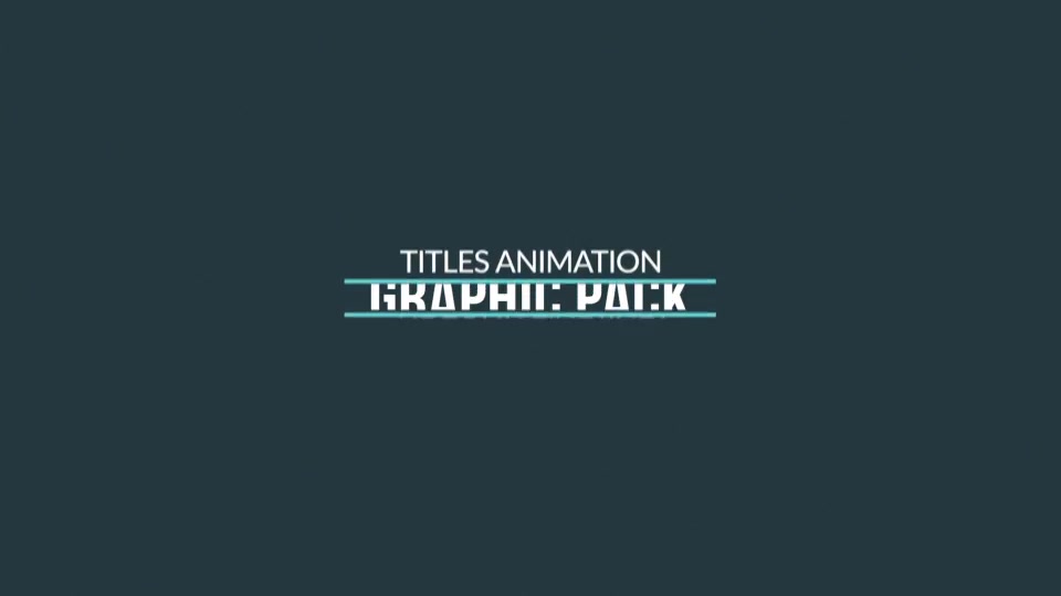 Titles Animation Graphic Pack - Download Videohive 15931067