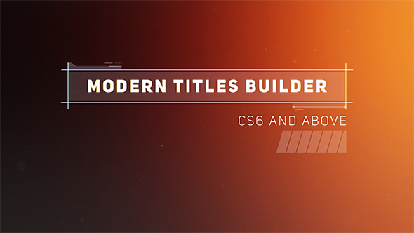 Titles Builder - Download Videohive 19916287
