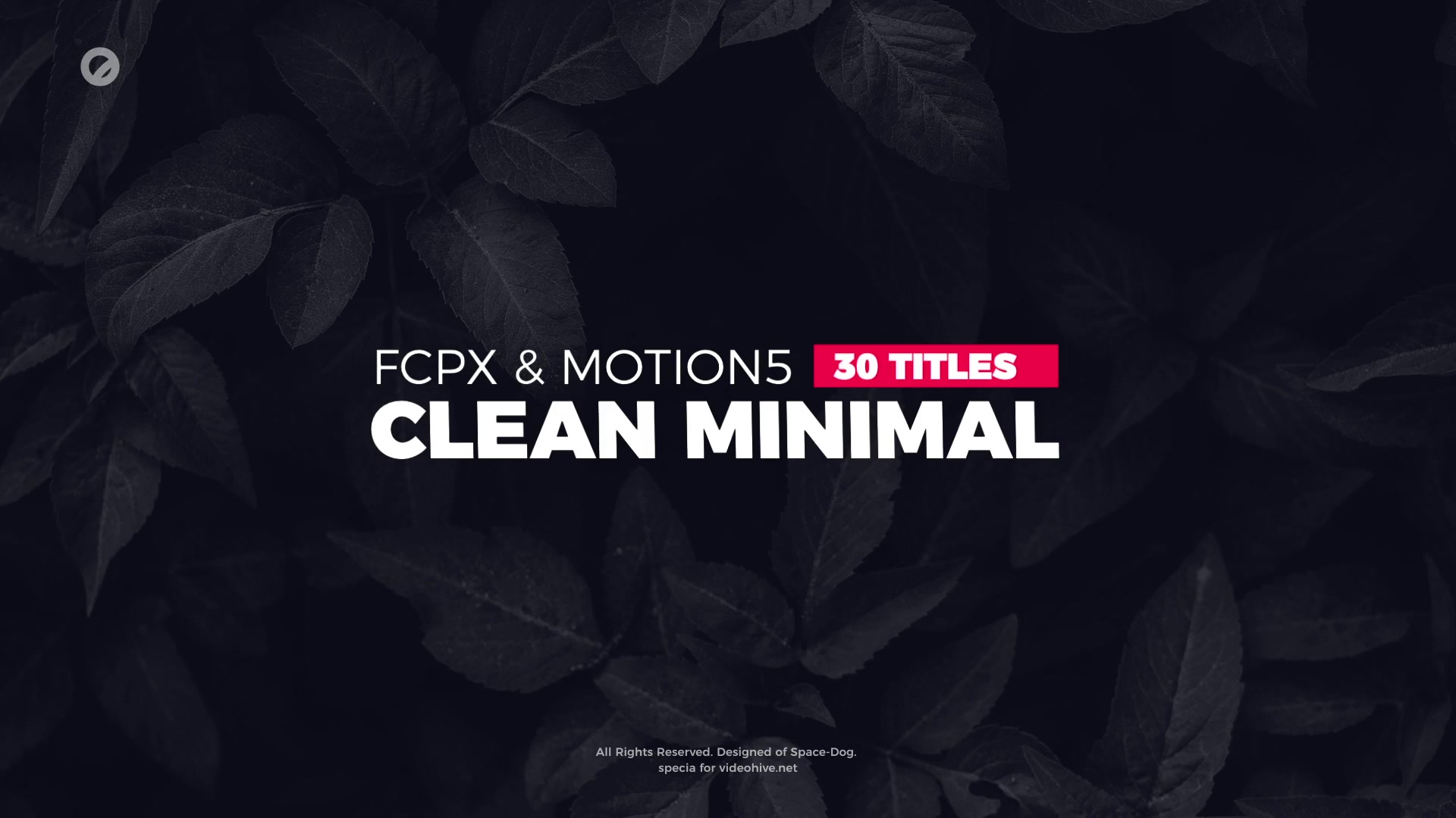 Titles Clean | FCPX or Motion 5 Videohive 24006600 Apple Motion Image 5