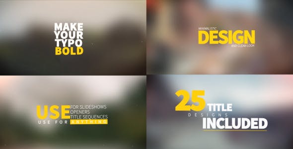 Titles Collection - Download Videohive 15773115