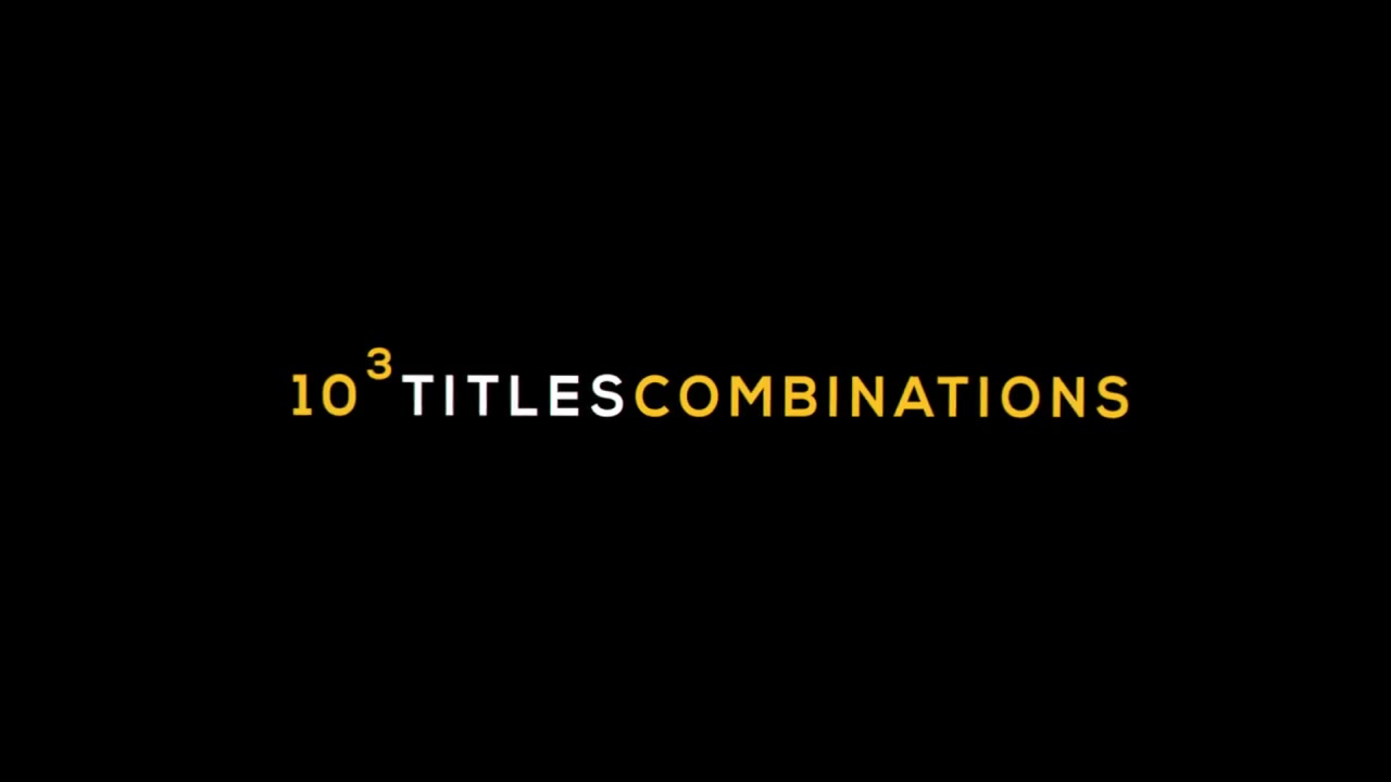 Titles Composer - Download Videohive 15469143