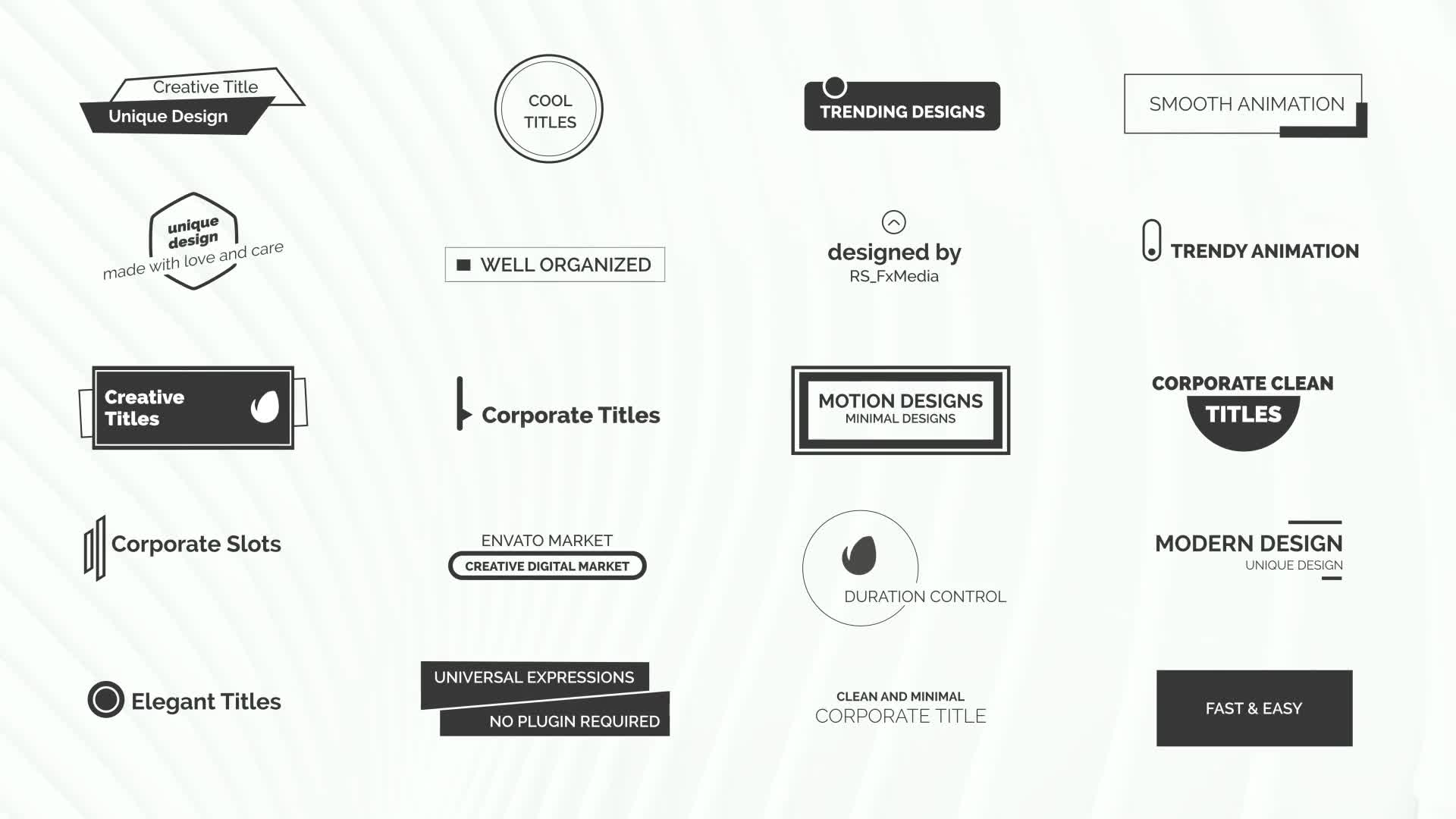 Titles | Corporate Slots Videohive 32000574 After Effects Image 1