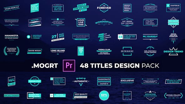 Titles Design Pack - Download Videohive 29809059