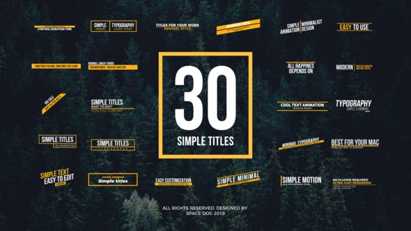 Titles - Download 23923533 Videohive